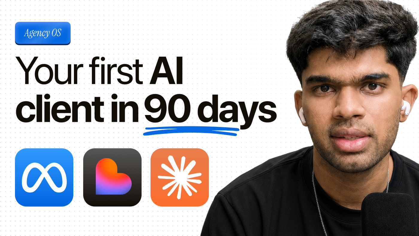 Agency OS — your first AI client in 90 days